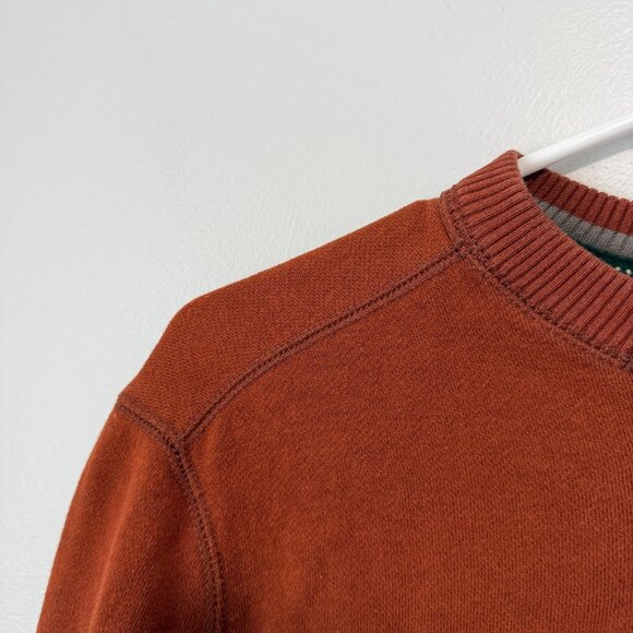 G.H. Bass & Co. Mens Rust Sweatshirt Medium Cotton Blend Crewneck - Picture 6 of 7